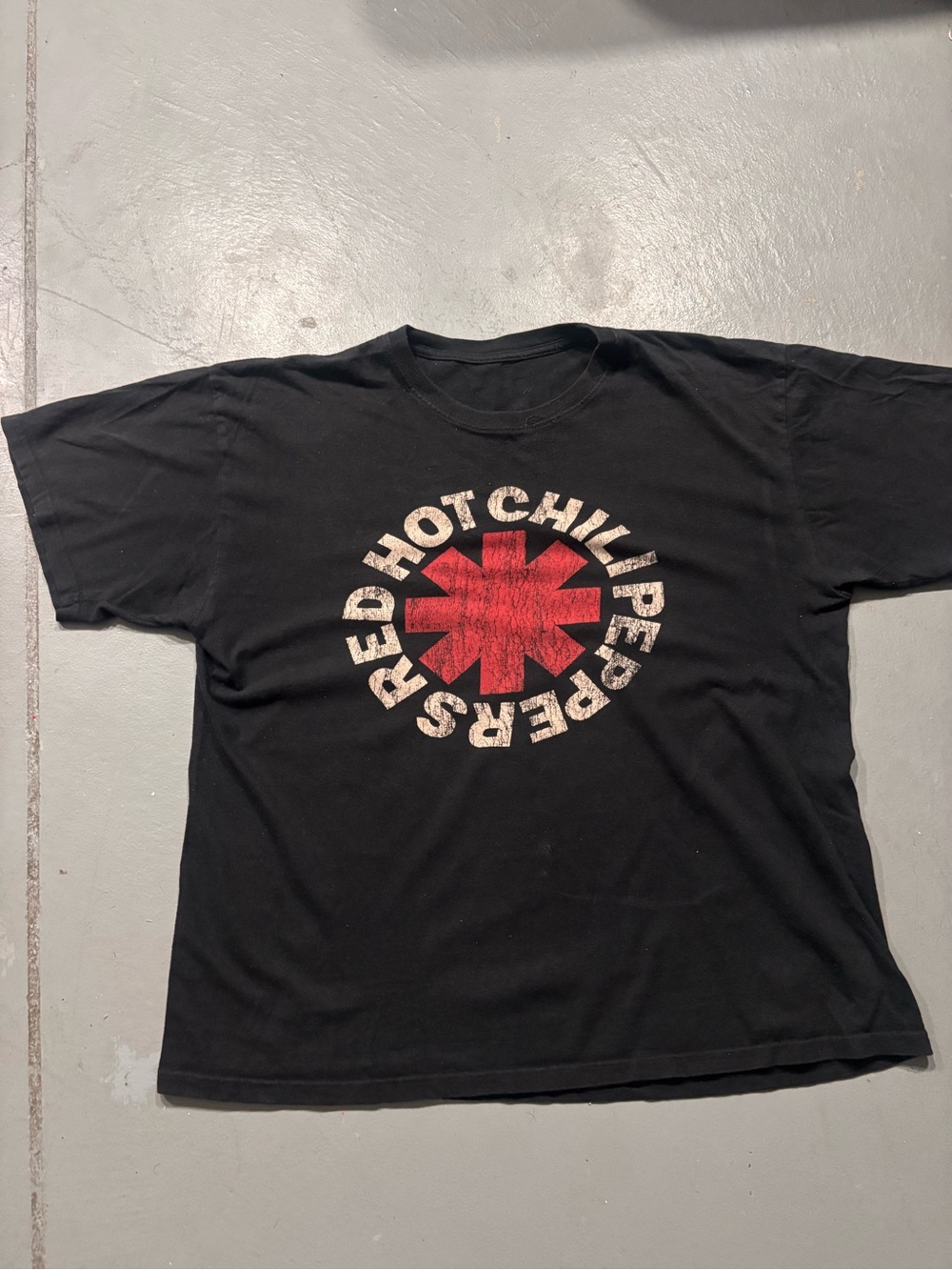 Red Hot Chili Peppers Black Graphic Logo Tee